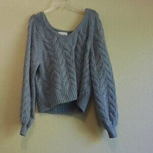 Blue Knit Sweater